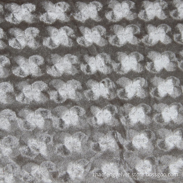 Circle Grinding Knitting Velvet Fabric